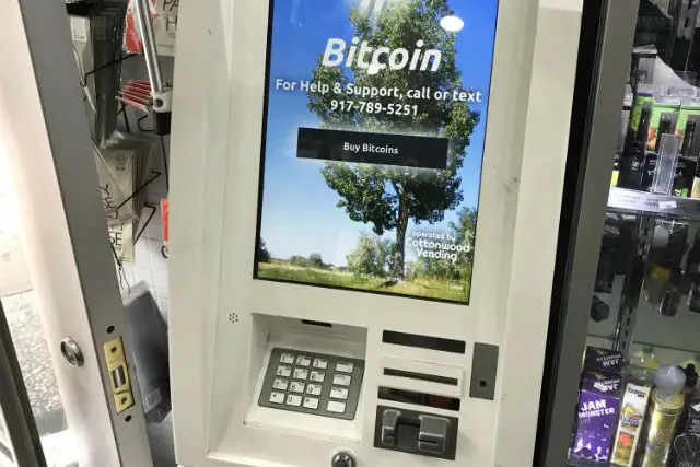 A Bitcoin ATM in the wild